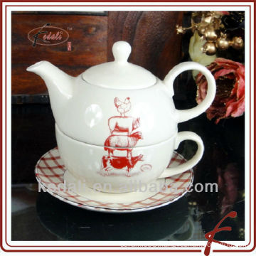 New China Factory Ceramic Porcelain Coffee Tea Pot